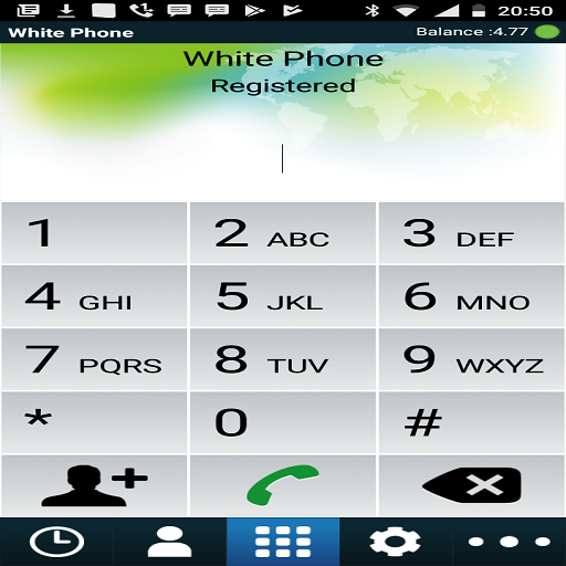 White Phone icon