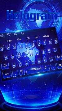Clavier Hologramme Bleu screenshot 1