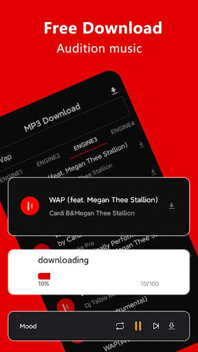 music Downloader - Download MP скриншот 2