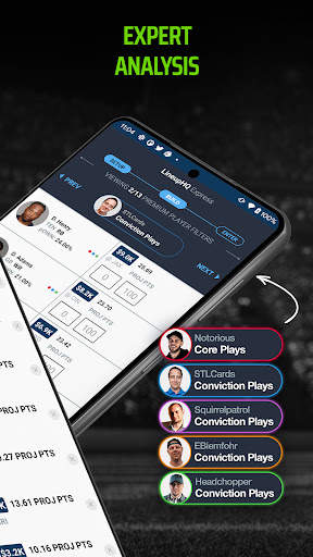 LineupHQ Express DraftKings screenshot 2