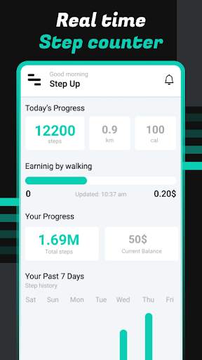Step Up - Walk & Earn screenshot 2