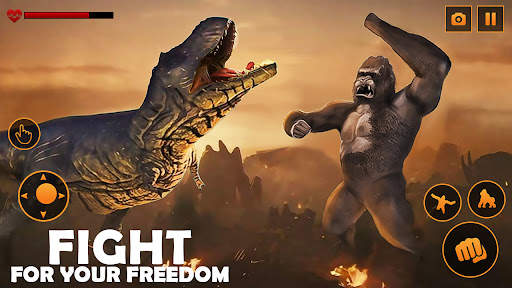 Monster Gorilla Attack-Godzilla Vs King Kong Games screenshot 4