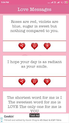 Heart Touching Messages New screenshot 2