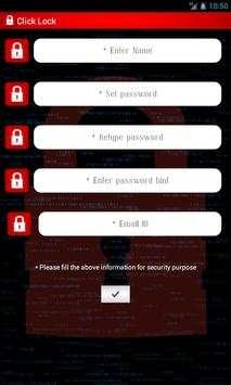 Click Lock [APP Locker] screenshot 5