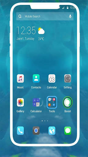 Whale APUS Launcher Theme screenshot 1