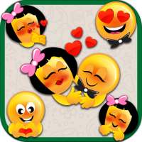 Pelekat Emoji Forever In Love on 9Apps