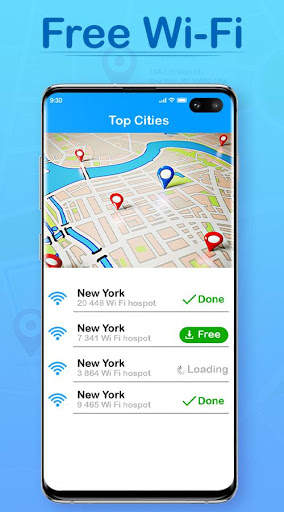 Free WIFI Connection Anywhere Network Map Connect screenshot 3