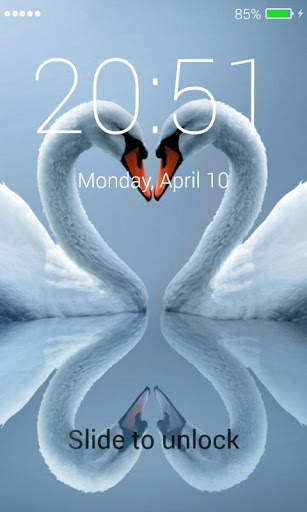 Swans Lock Screen screenshot 2