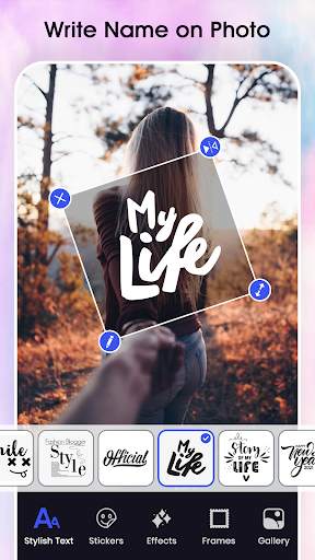 Escribir nombre en la foto screenshot 1