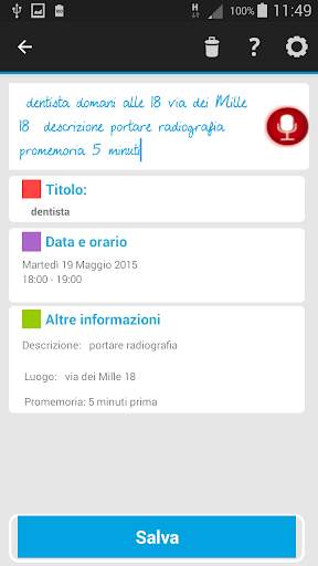 Calendario Parlante TalkingCal screenshot 6