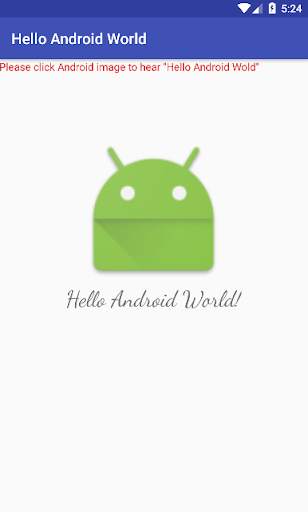 Hello Android World screenshot 1