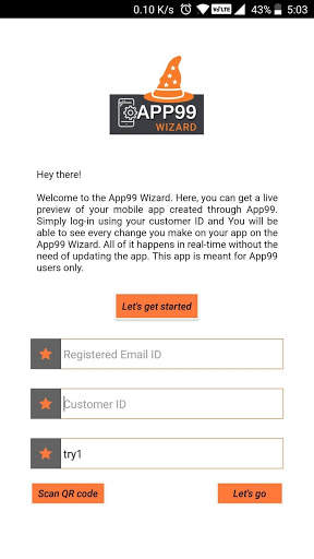 App99 Wizard screenshot 1