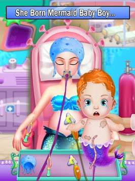 Mermaid Baby Born - Girls Game screenshot 1