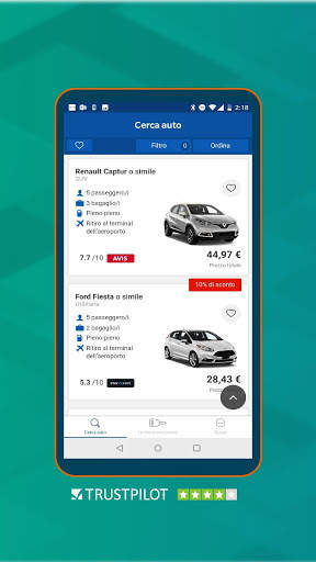 App Argus Car Hire screenshot 2