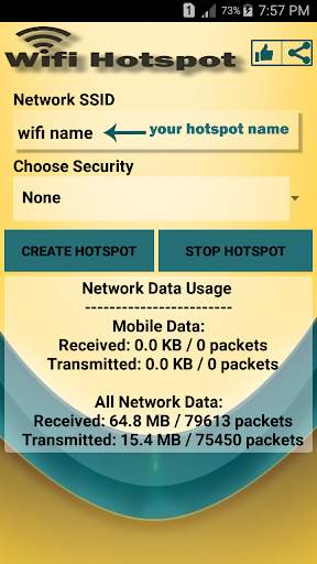 WiFi-Sharing screenshot 1