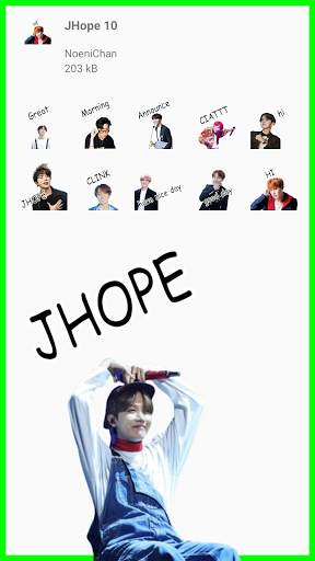 JHope BTS Stickers for WhatsApp screenshot 8