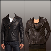 Leather Coat Man Photo Suit icon