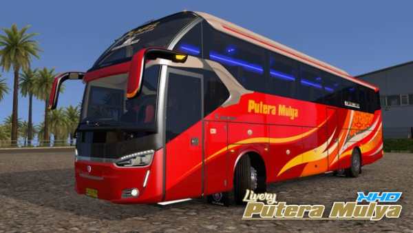 Livery BUSSID XHD Putera Mulya screenshot 1