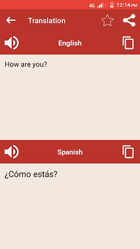 English Spanish Voice Translator Speak & Translate скриншот 2