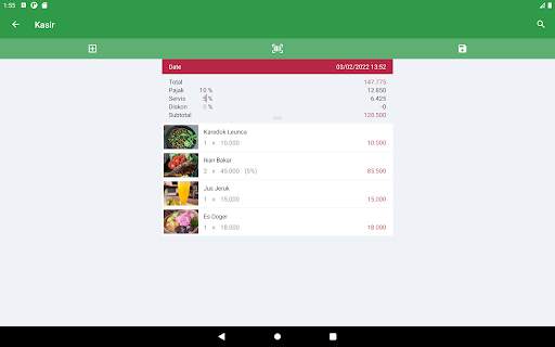 Struk BON Kasir screenshot 10