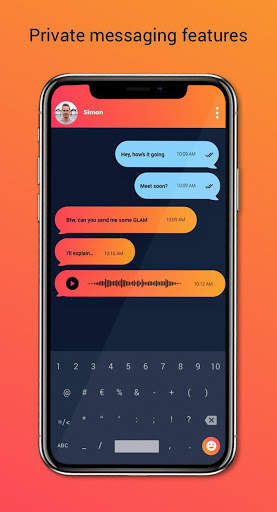 Glamster | The All-In-One Smart Messaging DApp! screenshot 2