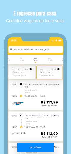 CheckMyBus: Busca e compara passagens de ônibus screenshot 3
