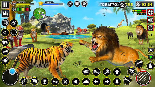 Tiger Simulator Lion games 3D screenshot 3