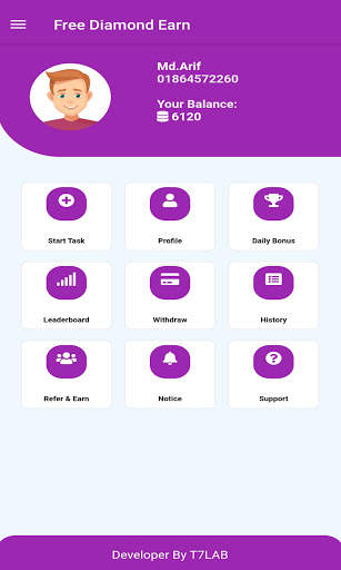 Free Diamond Earn स्क्रीनशॉट 2