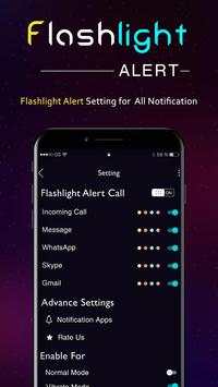 Flashlight Alert : Call & Sms screenshot 6