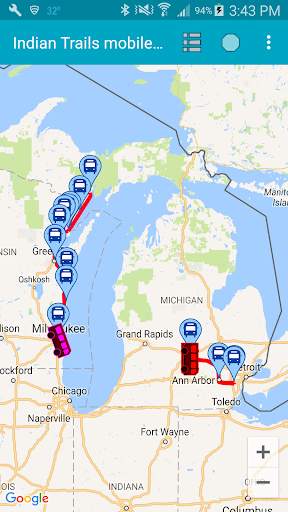 Indian Trails Bus Tracker screenshot 1
