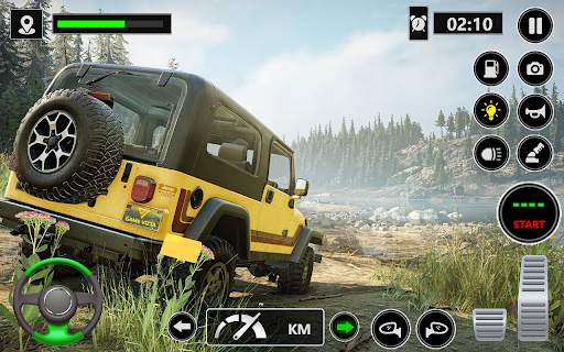 Offroad Jeep Driving Sim Game screenshot 2