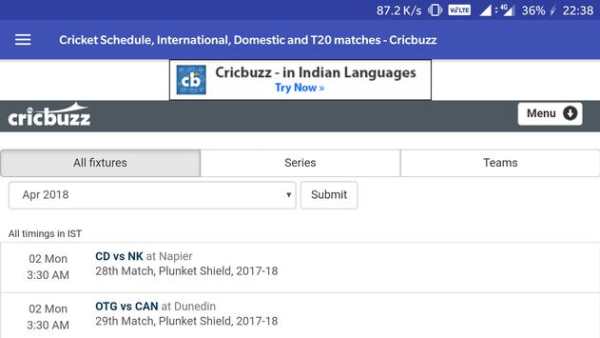 Cricbuzz-Lite IPL 2018 screenshot 2