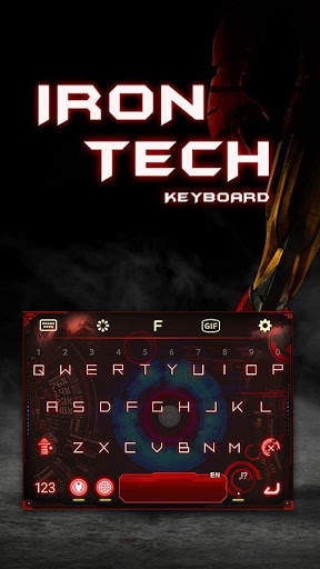 Tech Keyboard Theme स्क्रीनशॉट 1