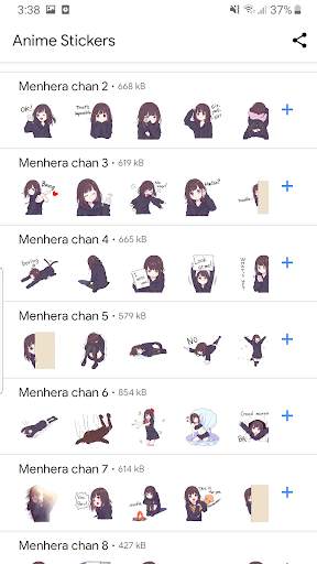 Anime Stickers (WAStickerApps) - Stickers Anime WA screenshot 2
