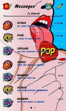GO SMS PRO POP THEME screenshot 2