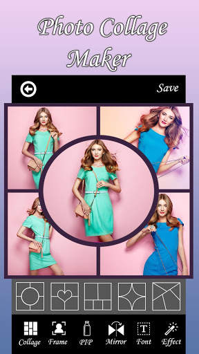 Pip Collage Maker Foto Editor : pip mirror style screenshot 1
