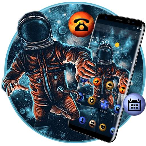 Space Universe Wandering Astronaut Theme 1.1.3