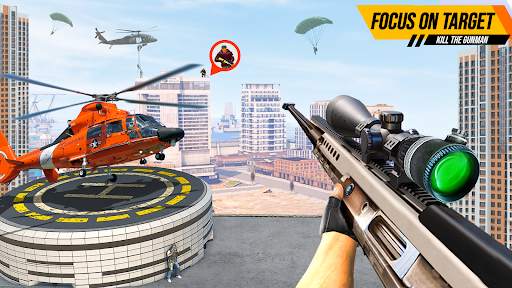 3D Sniper : City Gun Shooting screenshot 1