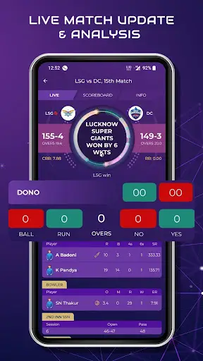 Cric Live Line Guru Pro screenshot 2