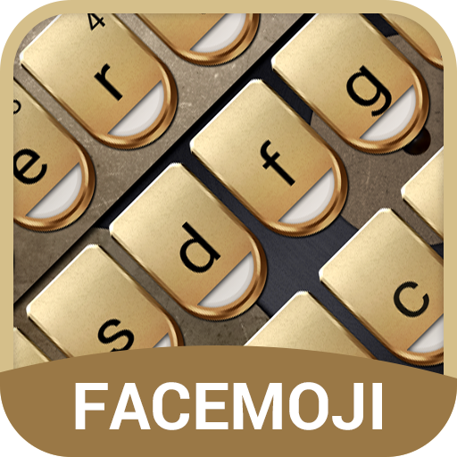 Metallic Emoji Keyboard Theme icon