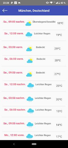 Wettervorhersage live genaues screenshot 2