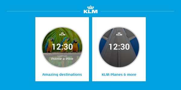 KLM Travel Watch Face screenshot 1