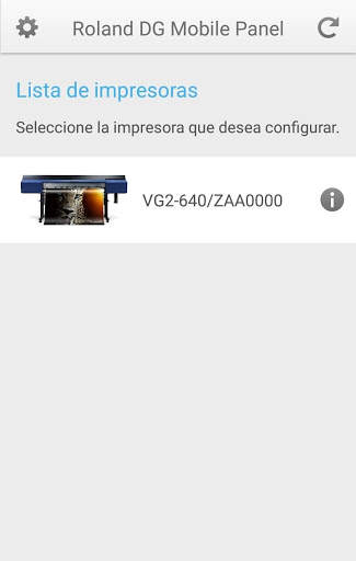 Roland DG Mobile Panel 2 screenshot 1