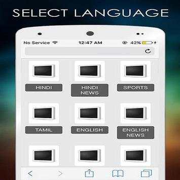 4G Live Tv :HD mobile Tv;3G Tv screenshot 2