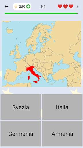 Paesi europei - Le mappe, bandiere e capitali screenshot 1