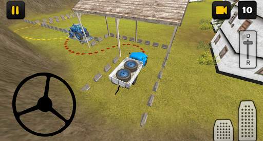 Camión clásico 3D: Transporte de tractor screenshot 2