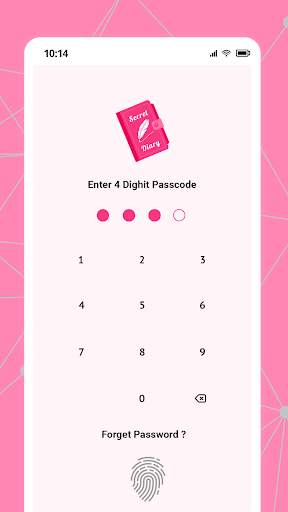 Secret Diary With Lock screenshot 1