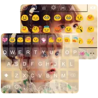 Cute Photo Emoji Keyboard Skin on 9Apps