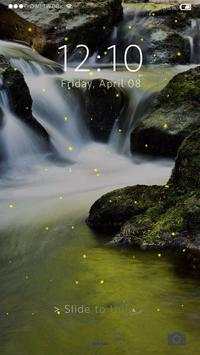 Waterfall Firefly Lock Screen screenshot 7