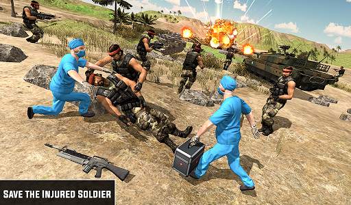 US Army War Ambulance Rescue Simulator 2019 screenshot 5